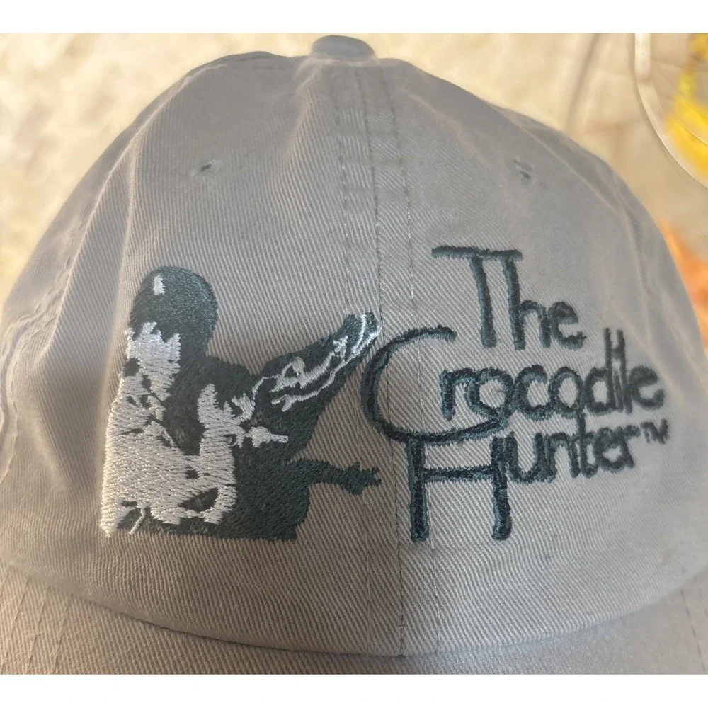 Vintage The Crocodile‎ Hunter Steve Irwin Cap Hat Tv Production Promo wildlife